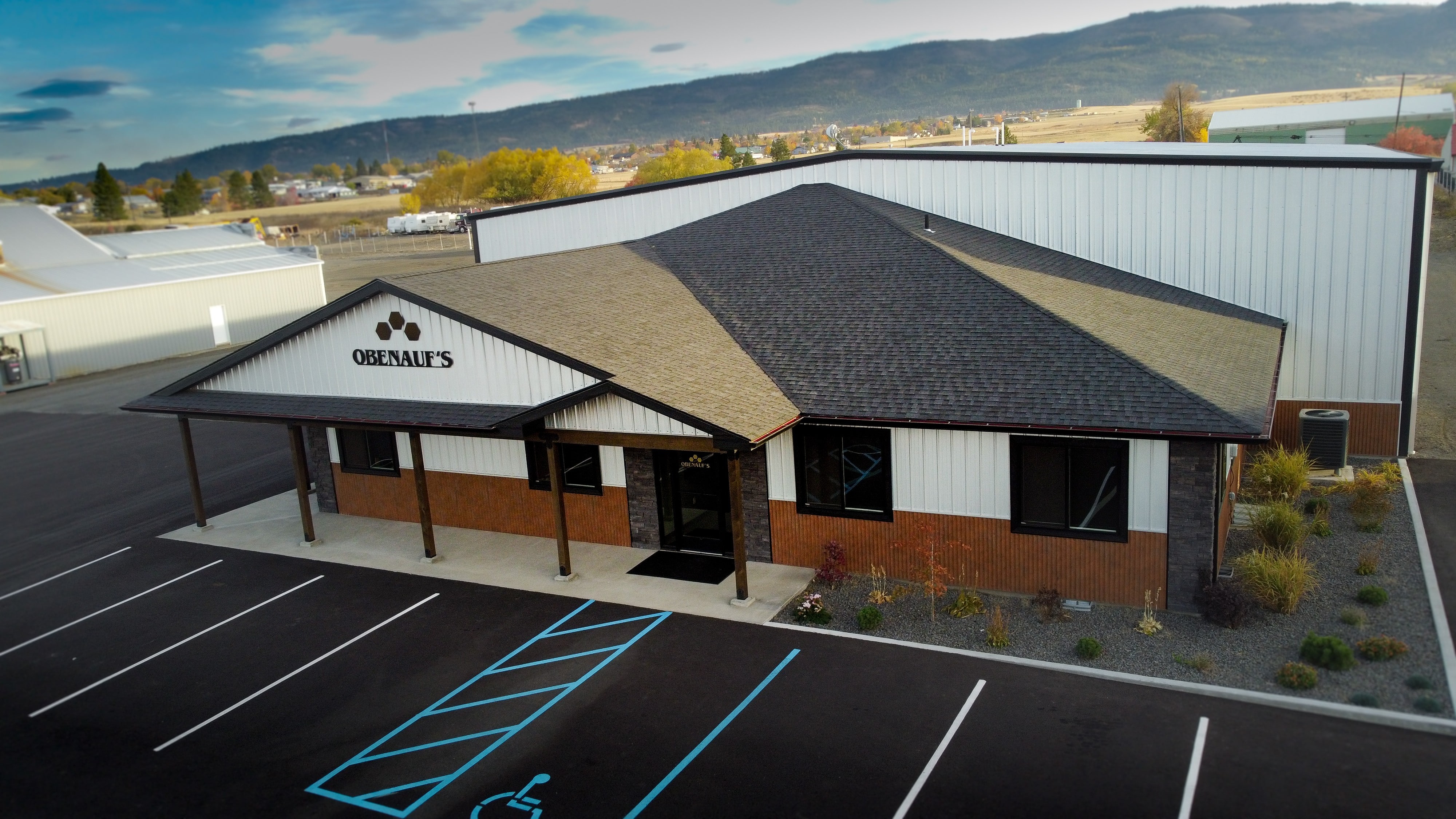 Obenauf's Store Front Drone View